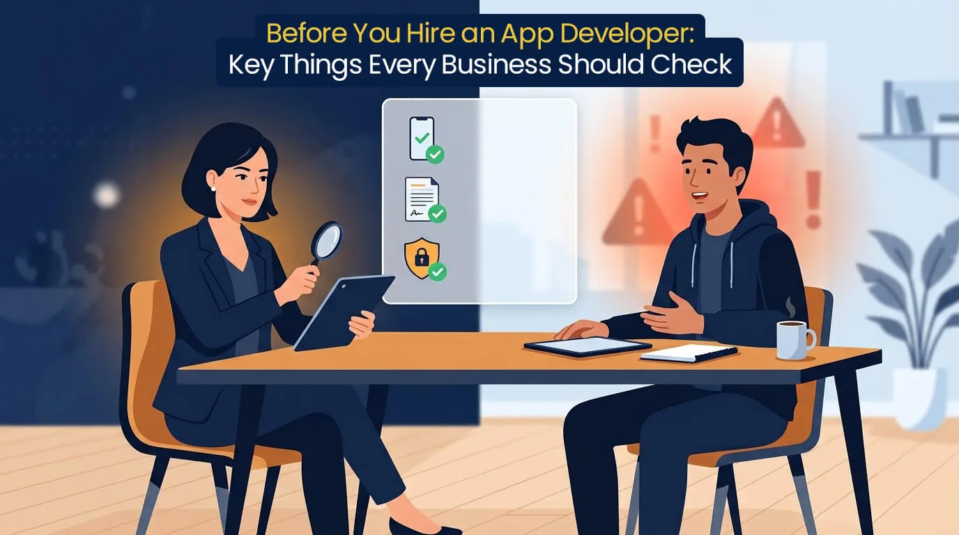 Before you hire an app developer — key things every business should check before signing